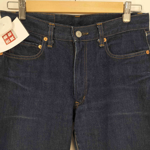 オクラ OKURA TALON タロンジッパー ストレートデニムパンツ メンズ